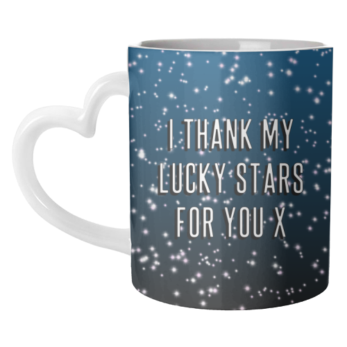 I Thank My Lucky Stars For You - unique mug by Adam Regester