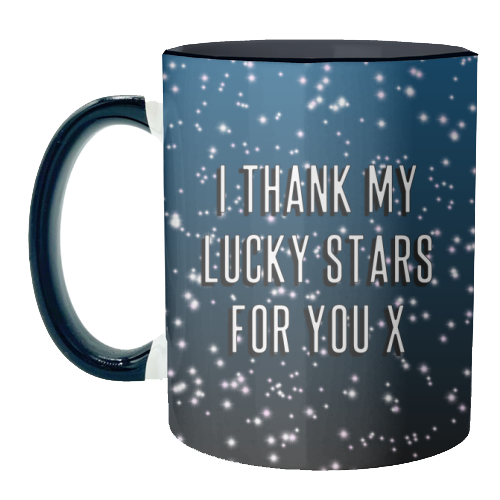 I Thank My Lucky Stars For You - unique mug by Adam Regester