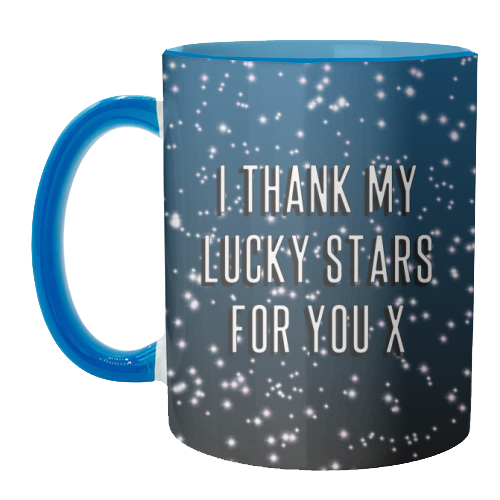 I Thank My Lucky Stars For You - unique mug by Adam Regester