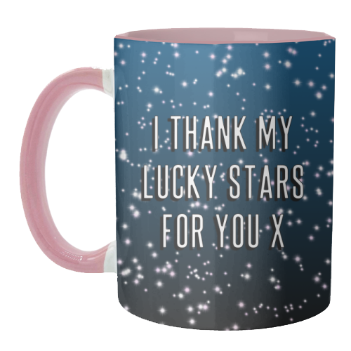 I Thank My Lucky Stars For You - unique mug by Adam Regester