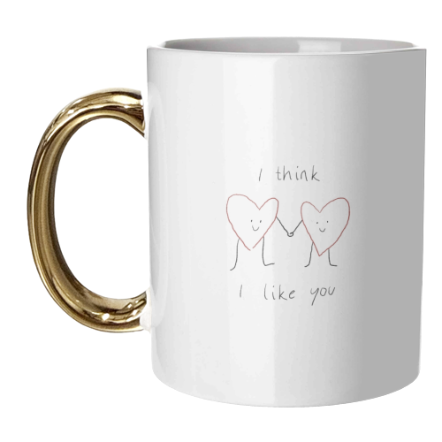 I Think I Like You - unique mug by charlotte blunden