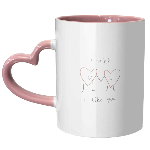 I Think I Like You - unique mug by charlotte blunden