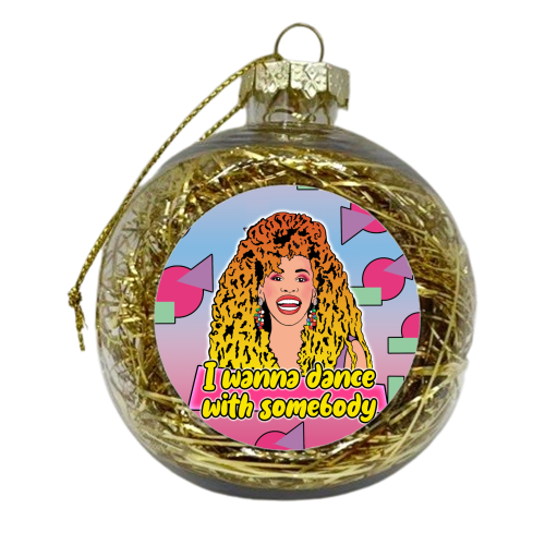 I wanna Dance With Somebody! - xmas bauble by Bite Your Granny
