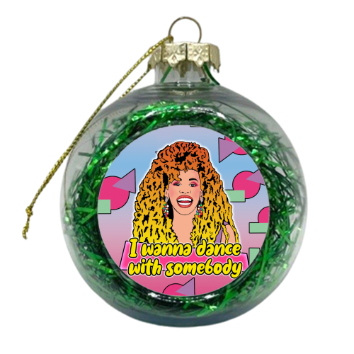 I wanna Dance With Somebody! - xmas bauble by Bite Your Granny