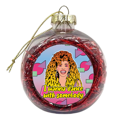 I wanna Dance With Somebody! - xmas bauble by Bite Your Granny