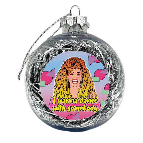 I wanna Dance With Somebody! - xmas bauble by Bite Your Granny