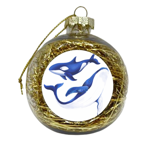 I whale always love you!  - xmas bauble by vogelblau