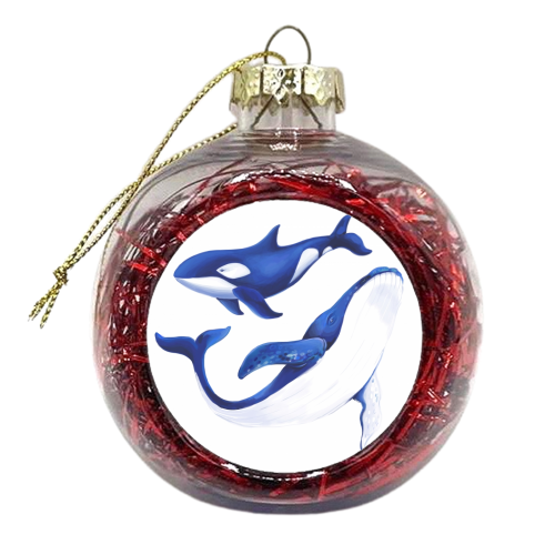 I whale always love you!  - xmas bauble by vogelblau