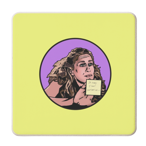 I Will Literally Be The Old Lady Who Lived In Her Shoes - personalised beer coaster by Wallace Elizabeth