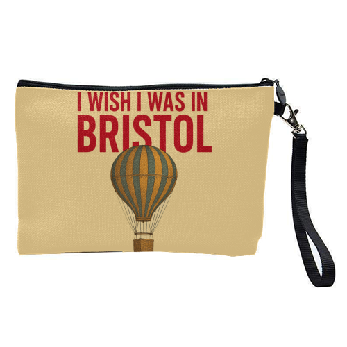 I WISH I WAS IN BRISTOL - pretty makeup bag by AP