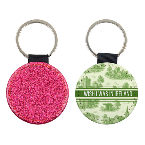 I WISH I WAS IN IRELAND - keyring by Lilly Rose