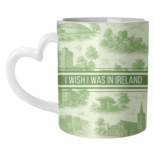I WISH I WAS IN IRELAND - unique mug by Lilly Rose