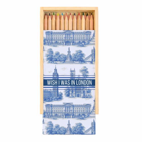 I WISH I WAS IN LONDON - Coloured Pencils with Box by Lilly Rose