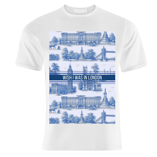 I WISH I WAS IN LONDON - unique t shirt by Lilly Rose