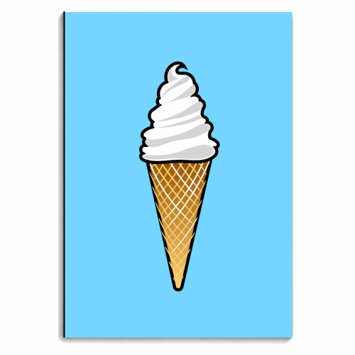 Ice Cream Cone - personalised A4, A5, A6 notebook by Adam Regester