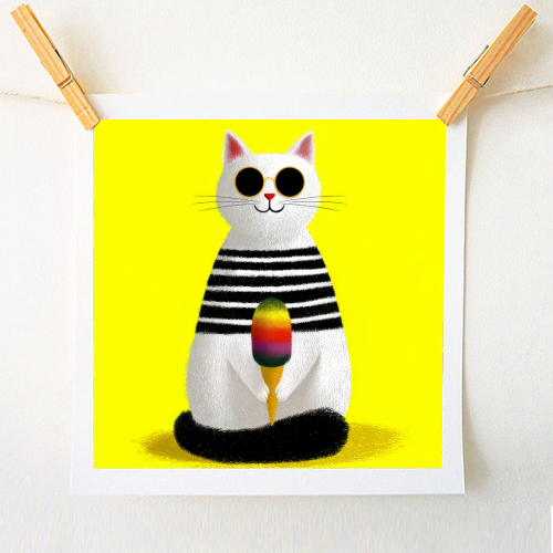 Ice cream lover - A1 - A4 art print by DejaReve