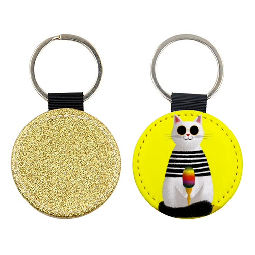 Ice cream lover - keyring by DejaReve