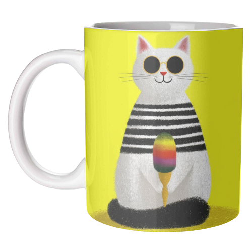 Ice cream lover - unique mug by DejaReve