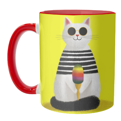 Ice cream lover - unique mug by DejaReve