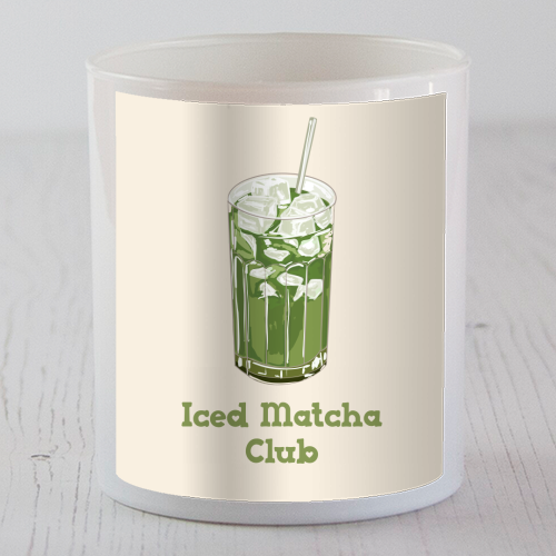 Iced Matcha Club - scented candle by EZbie