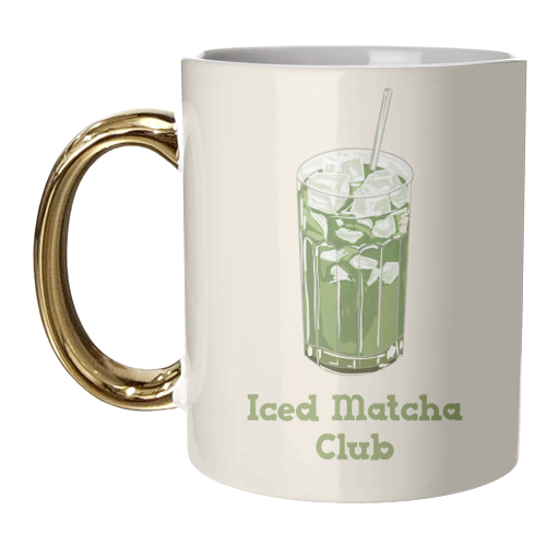 Iced Matcha Club - unique mug by EZbie