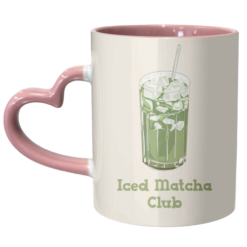 Iced Matcha Club - unique mug by EZbie