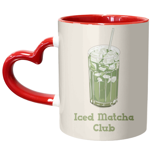 Iced Matcha Club - unique mug by EZbie