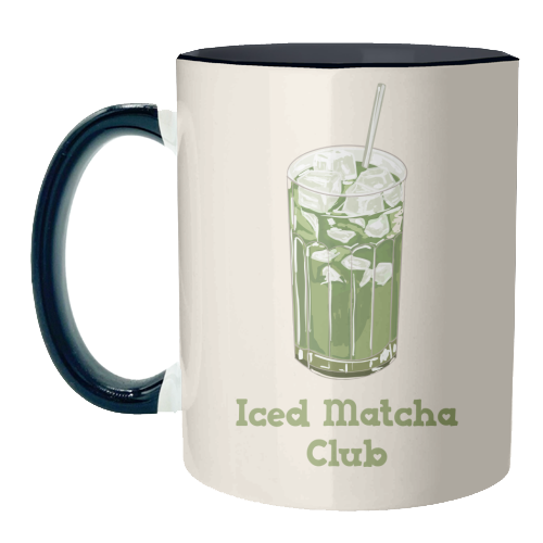 Iced Matcha Club - unique mug by EZbie