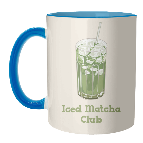 Iced Matcha Club - unique mug by EZbie