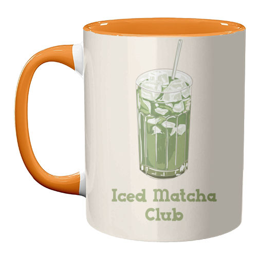 Iced Matcha Club - unique mug by EZbie
