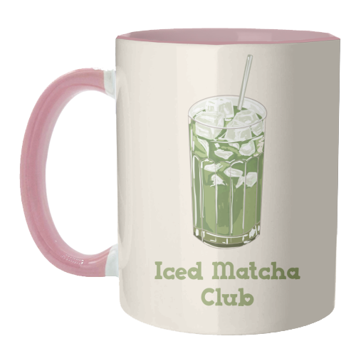 Iced Matcha Club - unique mug by EZbie