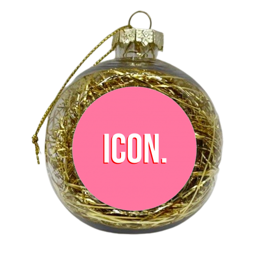 ICON - xmas bauble by Dominique Benedict