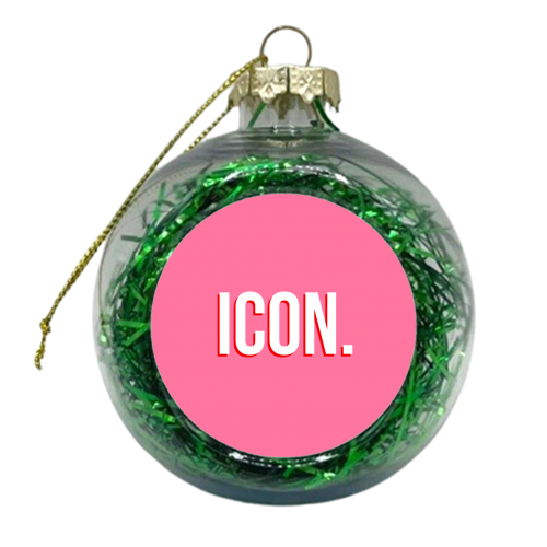 ICON - xmas bauble by Dominique Benedict