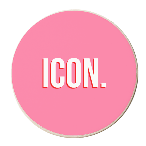 ICON - personalised beer coaster by Dominique Benedict