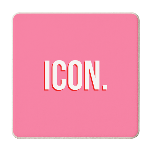 ICON - personalised beer coaster by Dominique Benedict