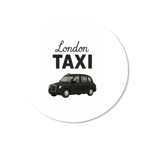 Iconic London Black Taxi! - Magnet by The Yellow Box