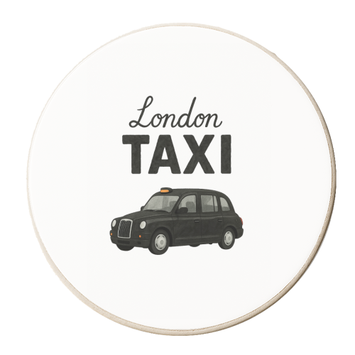 Iconic London Black Taxi! - personalised beer coaster by The Yellow Box