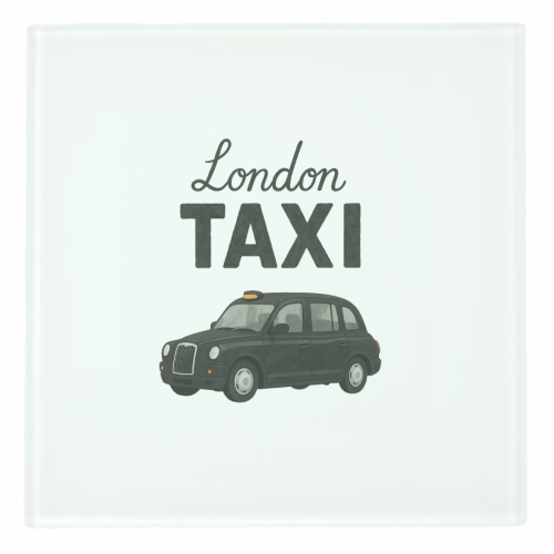 Iconic London Black Taxi! - personalised beer coaster by The Yellow Box