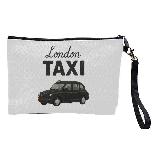 Iconic London Black Taxi! - pretty makeup bag by The Yellow Box