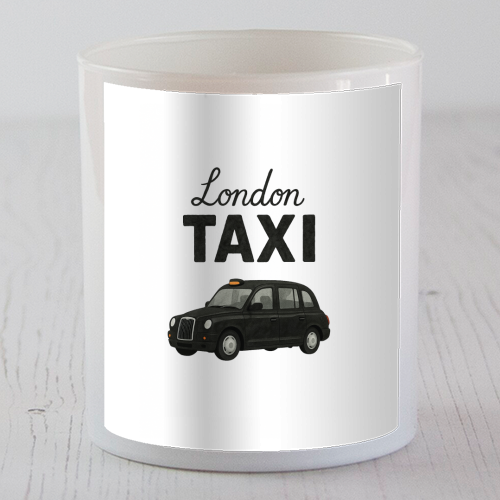 Iconic London Black Taxi! - scented candle by The Yellow Box