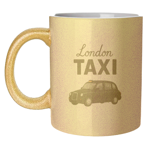 Iconic London Black Taxi! - unique mug by The Yellow Box