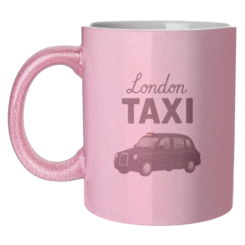Iconic London Black Taxi! - unique mug by The Yellow Box