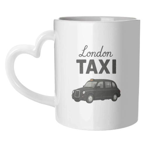 Iconic London Black Taxi! - unique mug by The Yellow Box