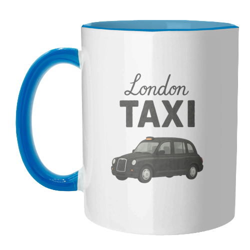 Iconic London Black Taxi! - unique mug by The Yellow Box