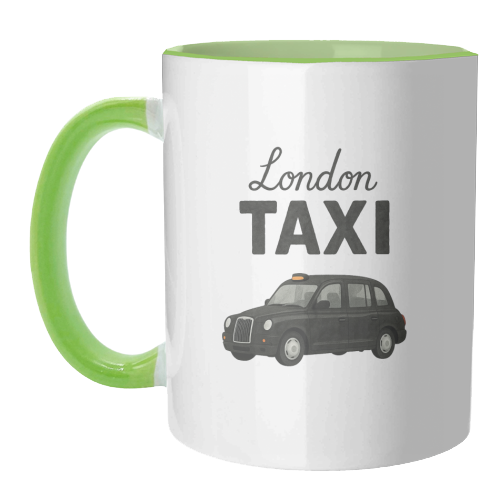Iconic London Black Taxi! - unique mug by The Yellow Box