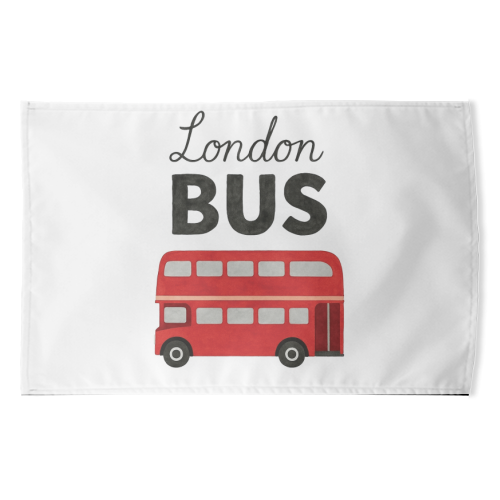 Iconic London Bus! - funny tea towel by The Yellow Box