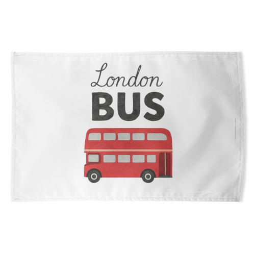 Iconic London Bus! - funny tea towel by The Yellow Box