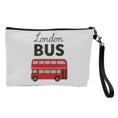 Iconic London Bus! - pretty makeup bag by The Yellow Box