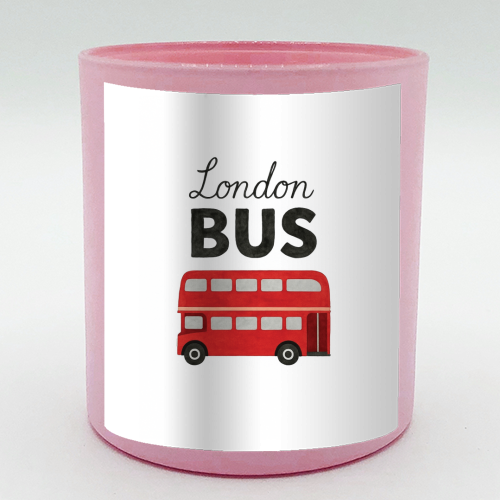 Iconic London Bus! - scented candle by The Yellow Box