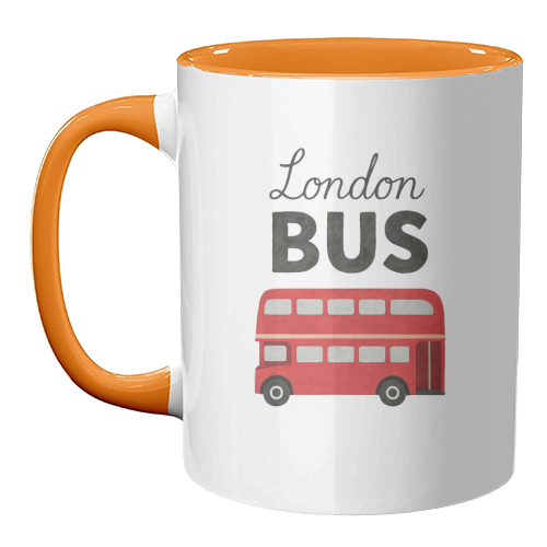 Iconic London Bus! - unique mug by The Yellow Box